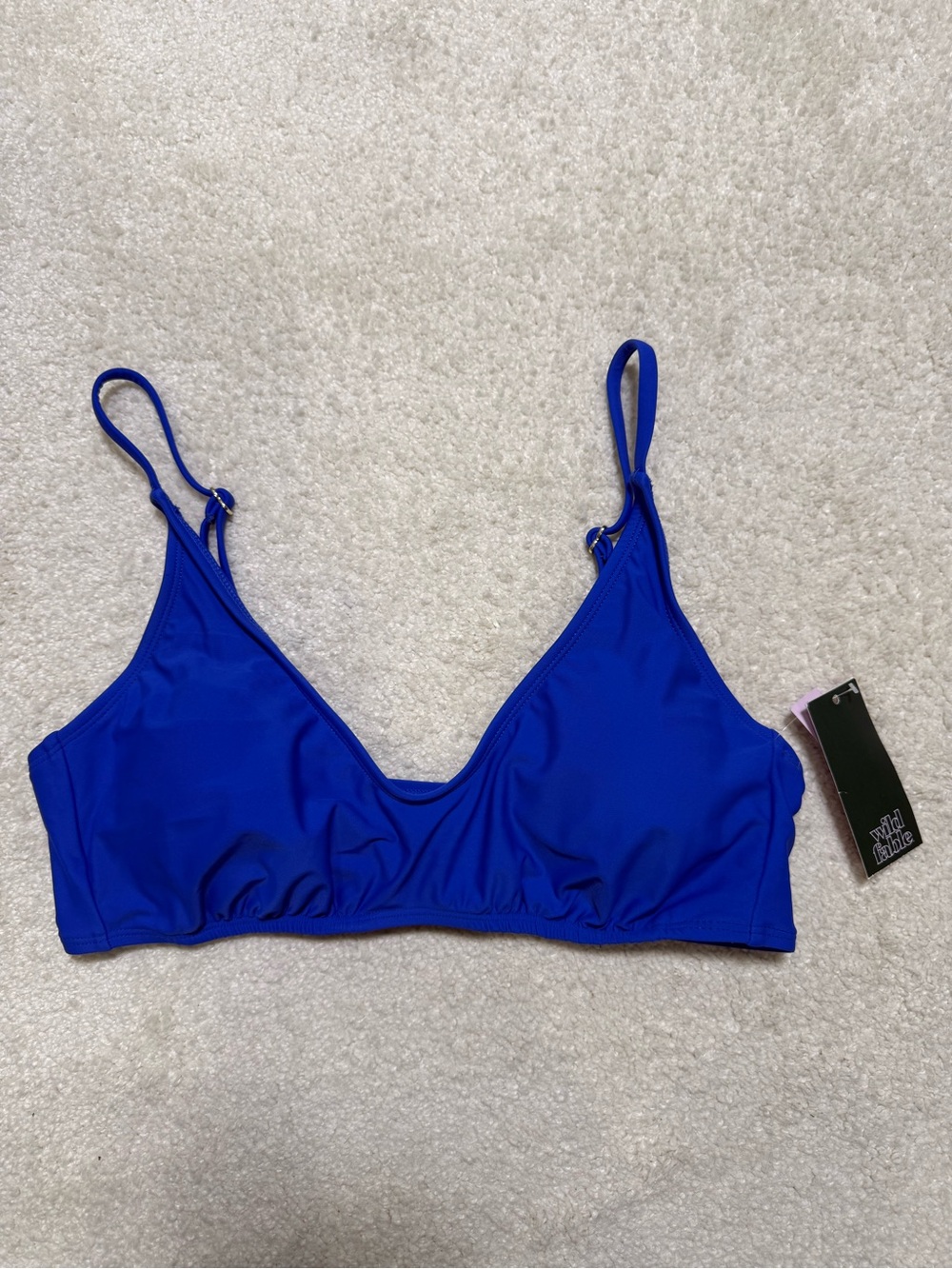 Wild Fable Swim Bikini Top Royal Blue Size Large